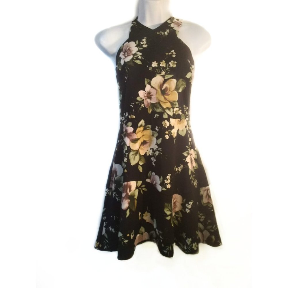 NWOT Love...Ady Printed Flounce Dress